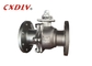 2 Way Stainless Steel Ball Valve DN80 Flange Connection Floating Ball